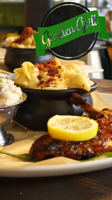 Ribs platter from the grill